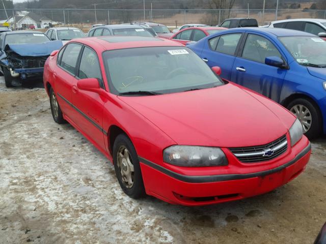 2G1WH55K1Y9336938 - 2000 CHEVROLET IMPALA LS RED photo 1