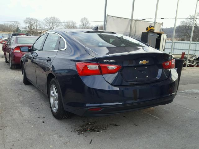 1G1ZB5ST7GF265343 - 2016 CHEVROLET MALIBU LS ლურჯი ფოტო 3