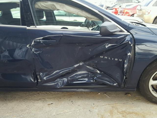 1G1ZB5ST7GF265343 - 2016 CHEVROLET MALIBU LS ლურჯი ფოტო 9