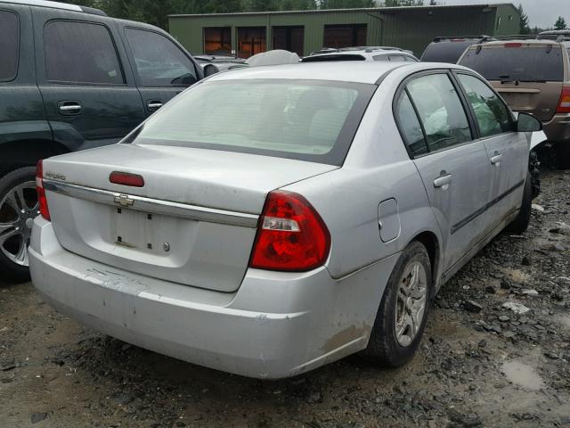 1G1ZS52F55F277160 - 2005 CHEVROLET MALIBU GRAY photo 4