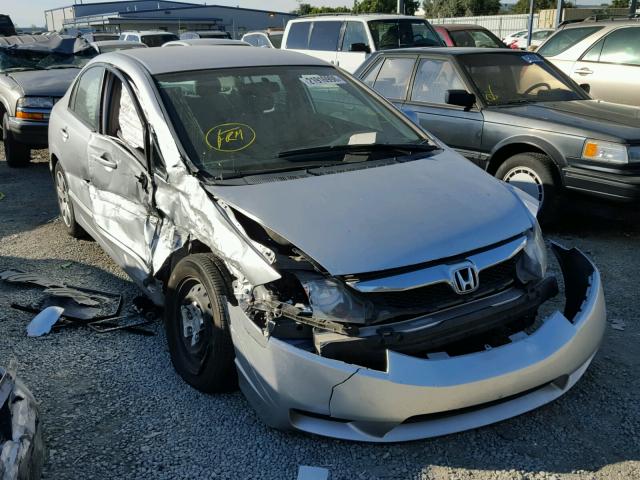 19XFA1F54AE075910 - 2010 HONDA CIVIC LX SILVER photo 1