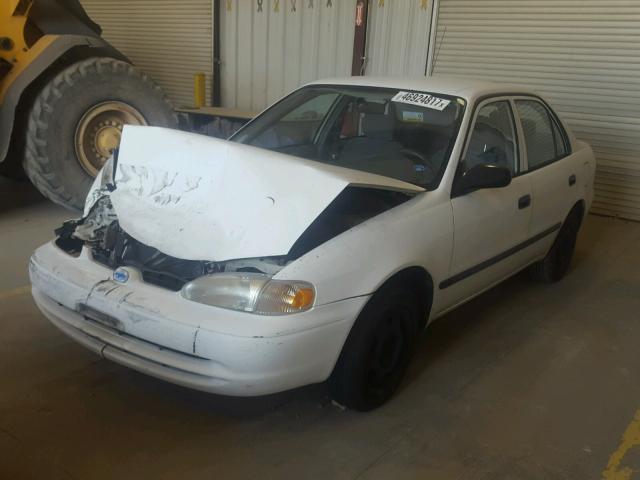 1Y1SK52852Z412475 - 2002 CHEVROLET GEO PRIZM WHITE photo 2