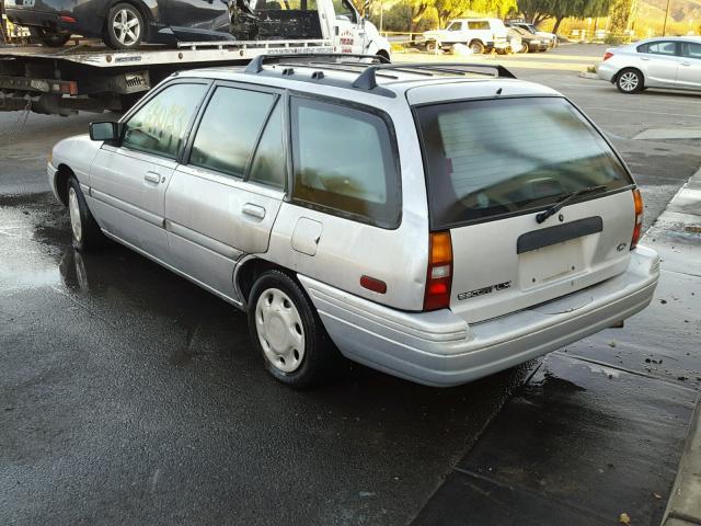 1FASP15J5TW145764 - 1996 FORD ESCORT LX SILVER photo 3