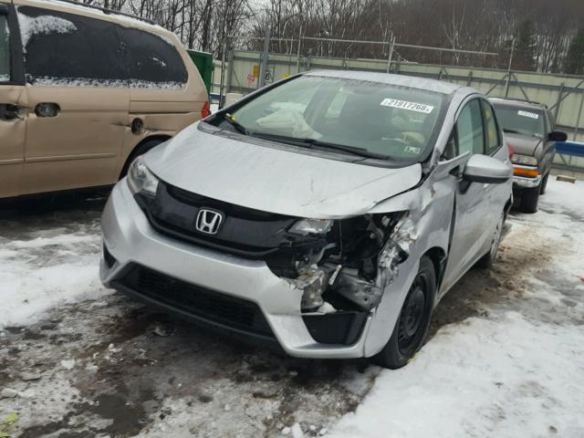 JHMGK5H55GX012246 - 2016 HONDA FIT LX GRAY photo 2