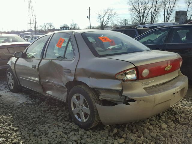 1G1JF52F757206845 - 2005 CHEVROLET CAVALIER L SILVER photo 3