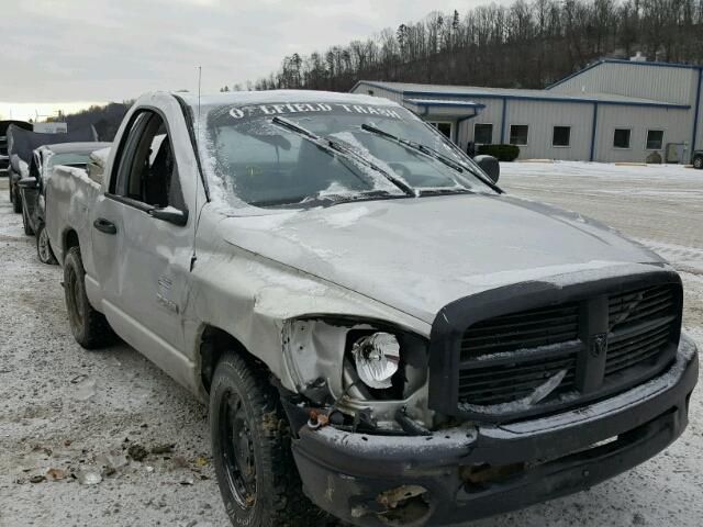 1D7HA16K18J149124 - 2008 DODGE RAM 1500 S SILVER photo 9