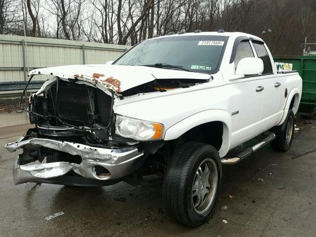 1D7HU18D65S321501 - 2005 DODGE RAM 1500 S WHITE photo 2