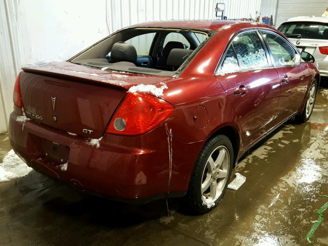 1G2ZH57N494119663 - 2009 PONTIAC G6 GT MAROON photo 4