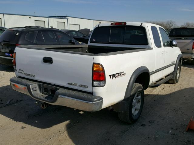 5TBBT441X2S303130 - 2002 TOYOTA TUNDRA ACC WHITE photo 4