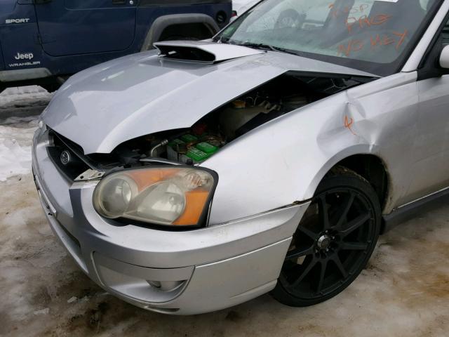 JF1GG29674G812900 - 2004 SUBARU IMPREZA WR SILVER photo 9