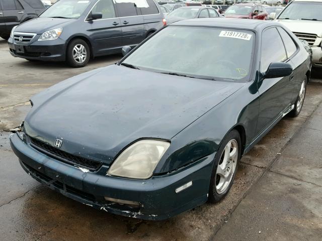 JHMBB6143YC002065 - 2000 HONDA PRELUDE GREEN photo 2