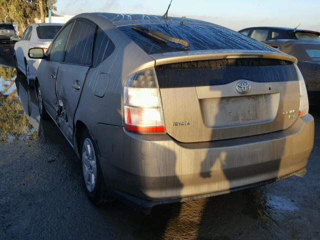 JTDKB20U853055948 - 2005 TOYOTA PRIUS GOLD photo 3