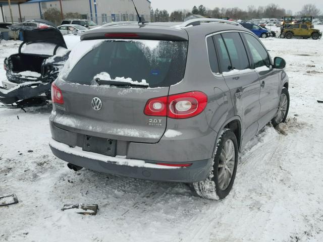 WVGBV7AX0AW001559 - 2010 VOLKSWAGEN TIGUAN SE GRAY photo 4