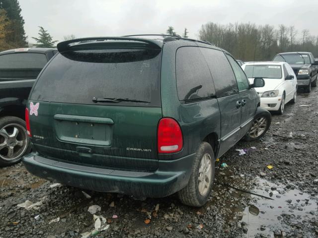 1B4GP45G1XB886056 - 1999 DODGE CARAVAN SE GREEN photo 4