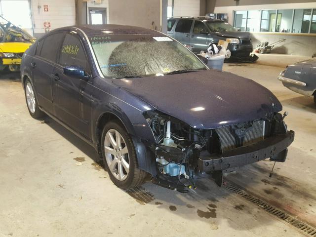 1N4BA41E88C814761 - 2008 NISSAN MAXIMA SE BLUE photo 1