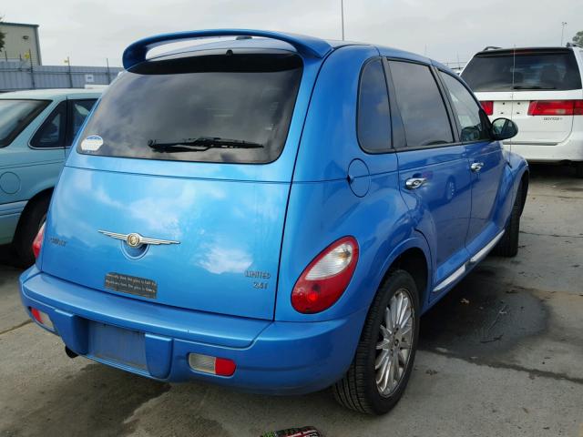 3A8FY68878T183100 - 2008 CHRYSLER PT CRUISER BLUE photo 4