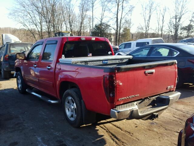 1GTD5MFE2C8163624 - 2012 GMC CANYON SLE RED photo 3