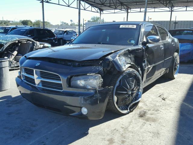 2B3CA3CV1AH154301 - 2010 DODGE CHARGER SX BLACK photo 2