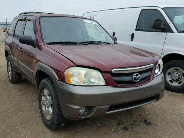 4F2YZ04164KM15488 - 2004 MAZDA TRIBUTE LX MAROON photo 1