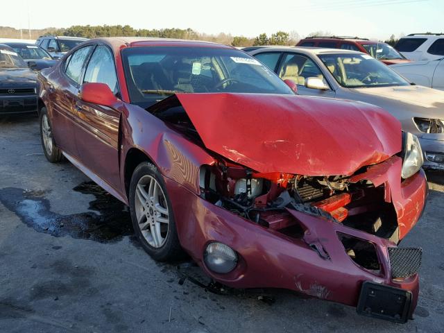 2G2WR554161116592 - 2006 PONTIAC GRAND PRIX BURGUNDY photo 1