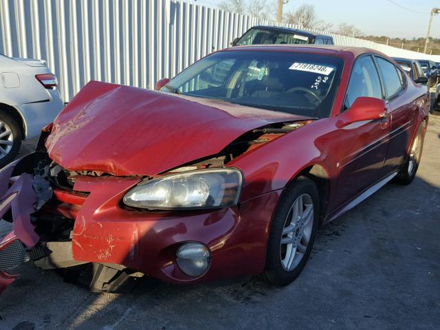 2G2WR554161116592 - 2006 PONTIAC GRAND PRIX BURGUNDY photo 2