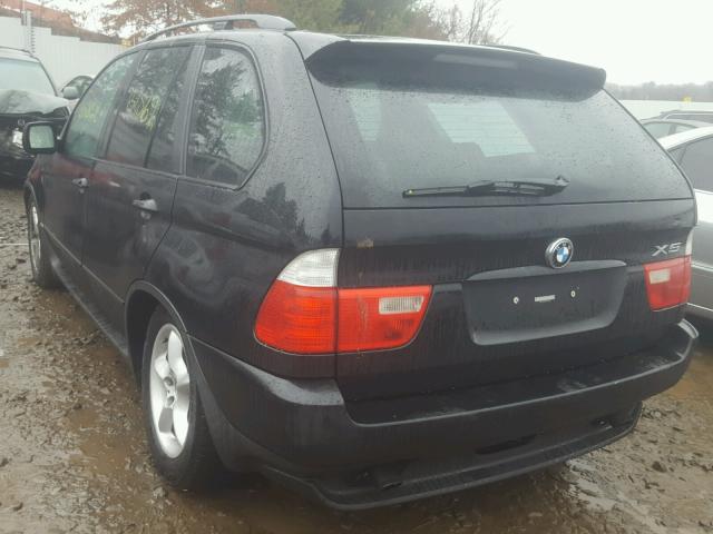 5UXFA53533LV89526 - 2003 BMW X5 3.0I BLACK photo 3