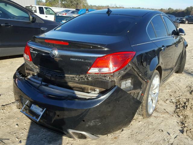 2G4GV5GV9D9214328 - 2013 BUICK REGAL GS BLACK photo 4