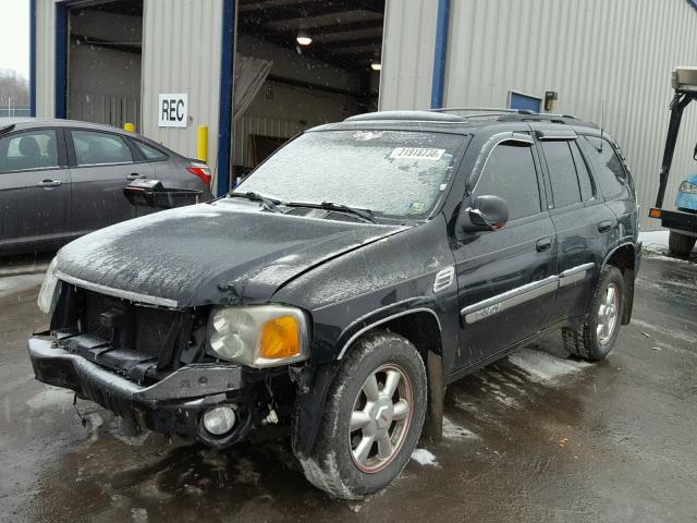 1GKDT13SX32333198 - 2003 GMC ENVOY BLACK photo 2