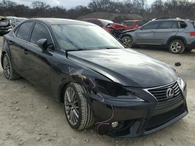 JTHBF1D22E5008554 - 2014 LEXUS IS 250 BLACK photo 1