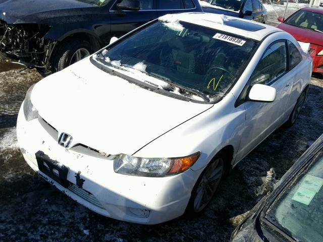 2HGFG21507H709028 - 2007 HONDA CIVIC SI WHITE photo 1