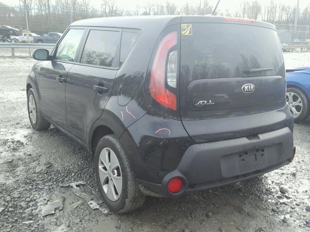 KNDJN2A21G7847774 - 2016 KIA SOUL BLACK photo 3