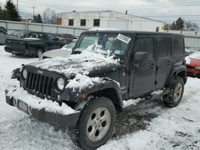 1C4HJWEG4FL527779 - 2015 JEEP WRANGLER U BLACK photo 2