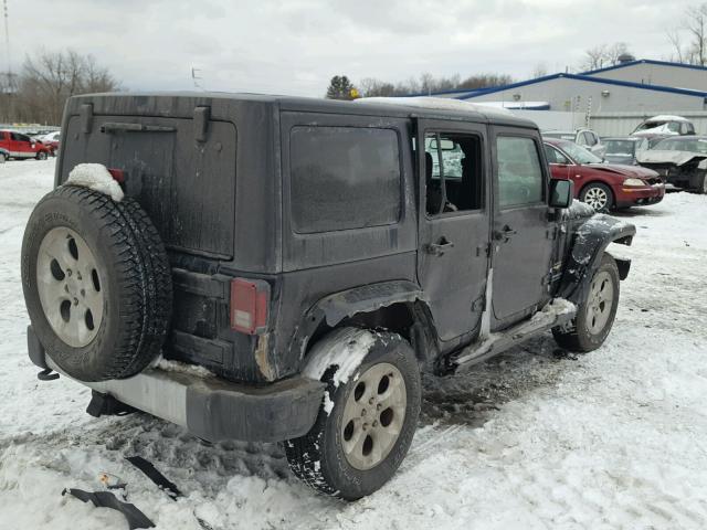 1C4HJWEG4FL527779 - 2015 JEEP WRANGLER U BLACK photo 4