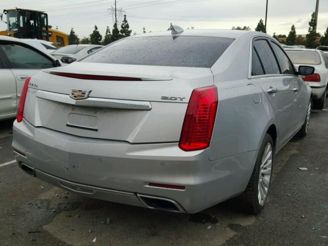 1G6AX5SX2G0102906 - 2016 CADILLAC CTS LUXURY SILVER photo 4