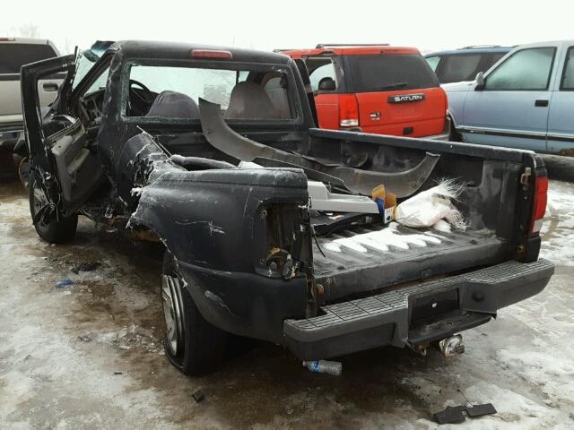 1FTYR10C4YTA36244 - 2000 FORD RANGER BLACK photo 3