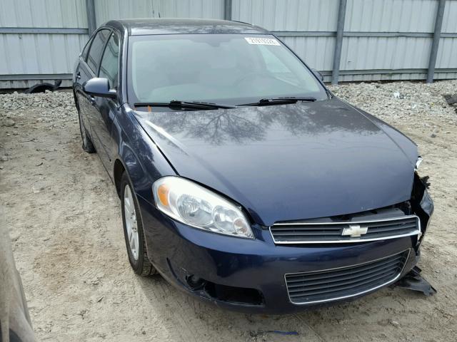 2G1WC58R579299589 - 2007 CHEVROLET IMPALA LT BLUE photo 1