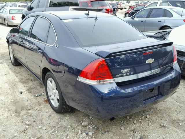 2G1WC58R579299589 - 2007 CHEVROLET IMPALA LT BLUE photo 3