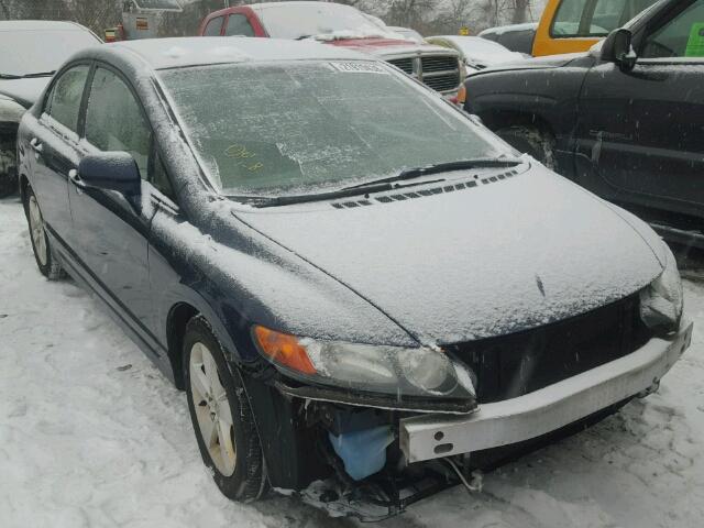 1HGFA15876L061401 - 2006 HONDA CIVIC EX BLUE photo 1