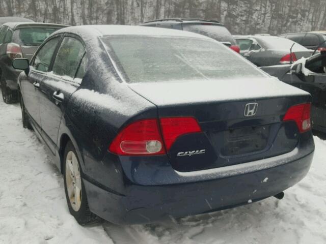 1HGFA15876L061401 - 2006 HONDA CIVIC EX 蓝色 照片 3