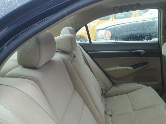 1HGFA15876L061401 - 2006 HONDA CIVIC EX 蓝色 照片 6