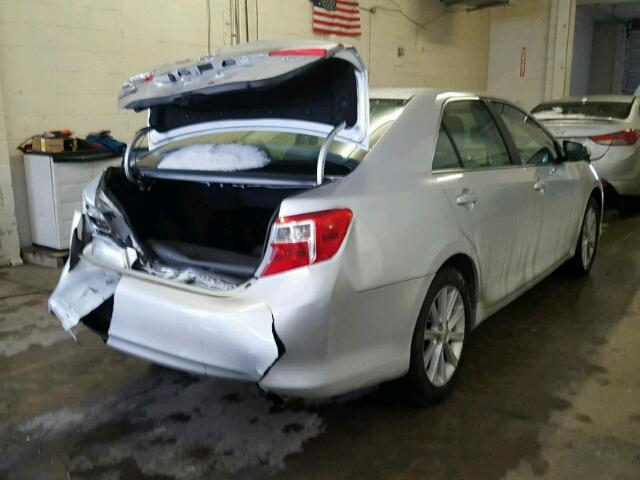 4T4BF1FK7ER403111 - 2014 TOYOTA CAMRY L SILVER photo 4