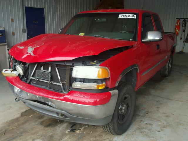 2GTEK19V9Y1234917 - 2000 GMC NEW SIERRA RED photo 2