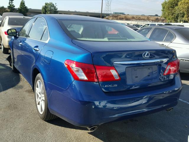 JTHBJ46G972099464 - 2007 LEXUS ES 350 BLUE photo 3