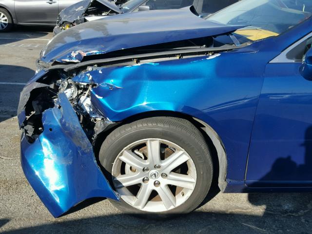 JTHBJ46G972099464 - 2007 LEXUS ES 350 BLUE photo 9