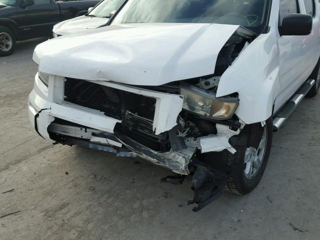 2HJYK16357H504243 - 2007 HONDA RIDGELINE WHITE photo 9