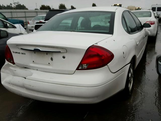 1FAFP55242G257207 - 2002 FORD TAURUS SES WHITE photo 4