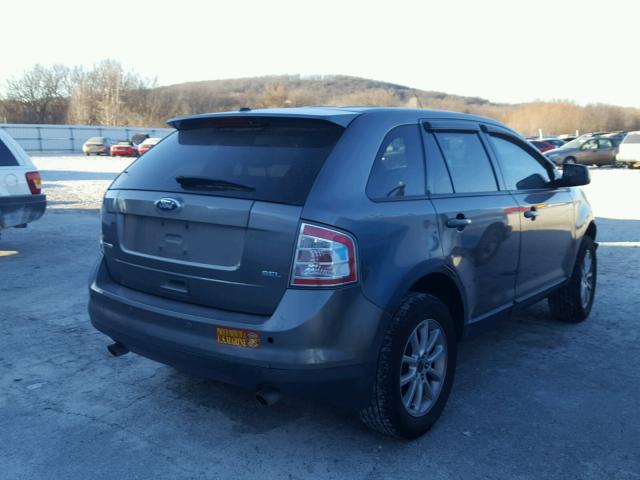 2FMDK3JC3ABA83179 - 2010 FORD EDGE SEL GRAY photo 4