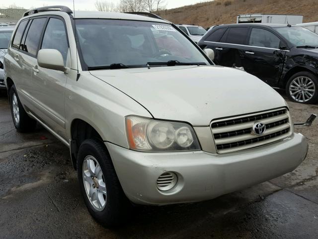 JTEHF21A930133232 - 2003 TOYOTA HIGHLANDER TAN photo 1