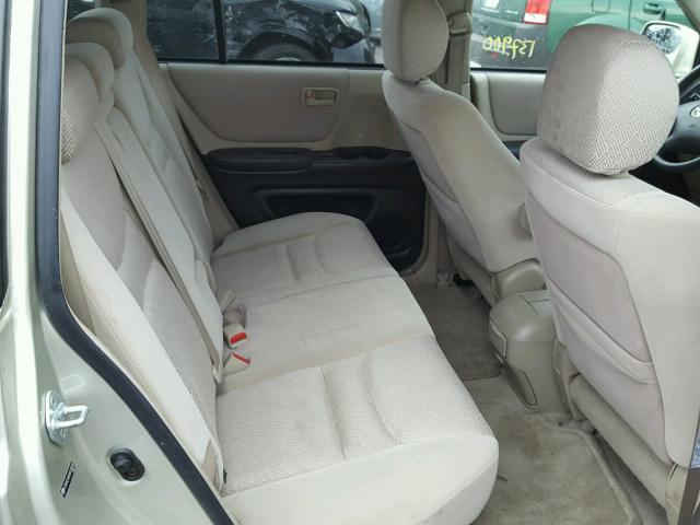 JTEHF21A930133232 - 2003 TOYOTA HIGHLANDER TAN photo 6