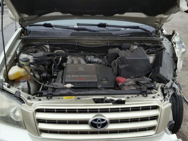 JTEHF21A930133232 - 2003 TOYOTA HIGHLANDER TAN photo 7